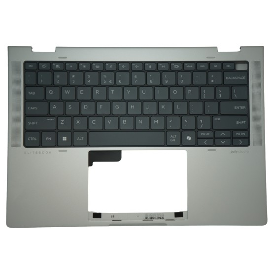 Klaviatūra HP Elitebook x360 1040 G11 P04318-B31 su korpusu ir apšvietimu Klaviatūra HP Elitebook x360 1040 G11 P04318-B31 su korpusu ir apšvietimu