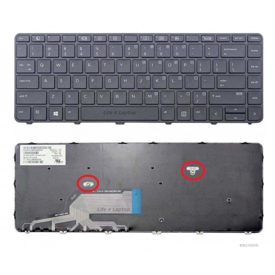 Klaviatūra HP Probook 430 G3 440 G3 445 G3 US