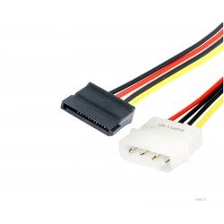 Kabelis Molex to Sata cable  Kabelis Molex to Sata cable